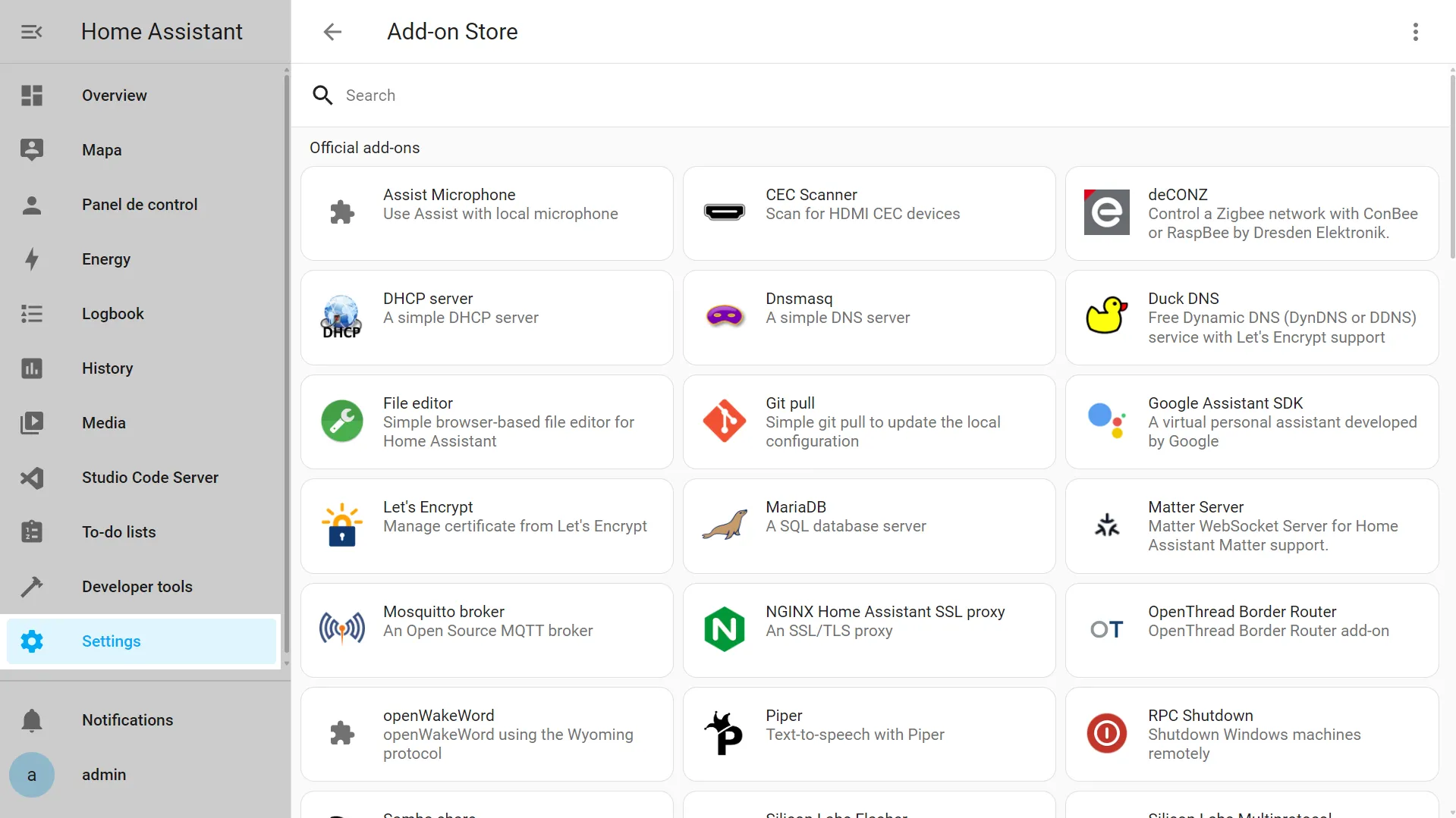 Add-on Store
