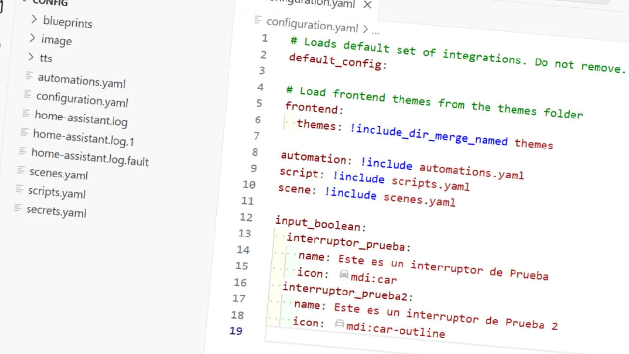 Edición de Archivos de Home Assistant por Código