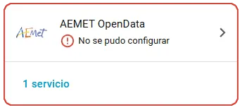 Integración no disponible